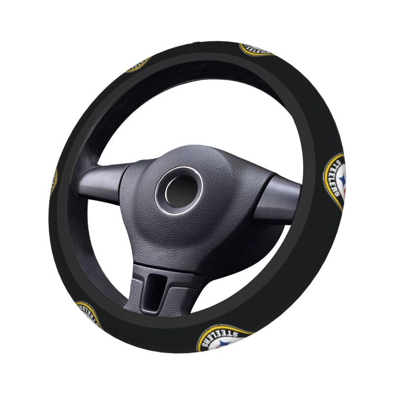 Pittsburgh Steelers Printed car anti-skid cover elastic steering wheel cover