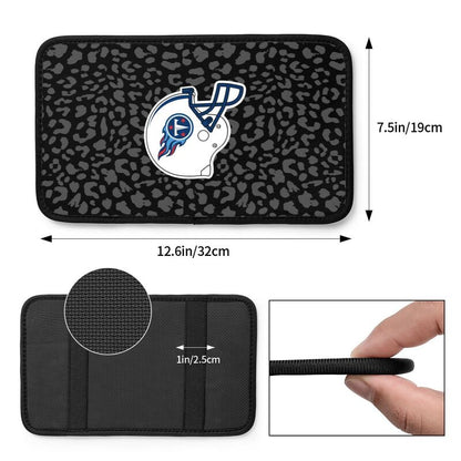 Tennessee Titans 3 printed Car handrail box cushion Personalized car armrest cover