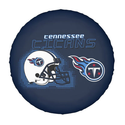 Tennessee Titans Print car tire protection cover car spare tire dust protection covers