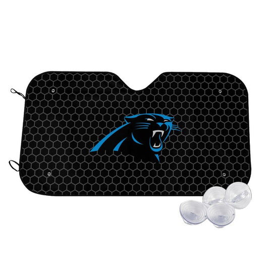 Carolina Panthers Printed is suitable front Car windshield sunshades Car windshield sunshades