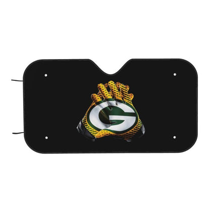 Green Bay Packers 2 Print suitable for front Car windshield sunshades Car windshield sunshades