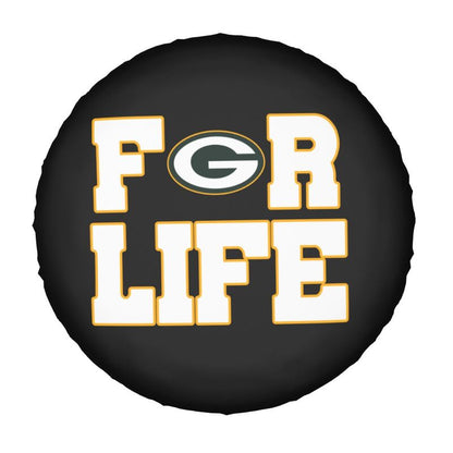 Green Bay Packers Printing tire protection cover car spare tire dust protection cover