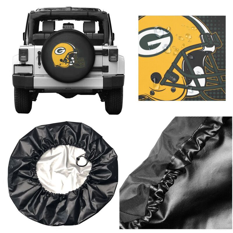 Green Bay Packers Printing tire protection covers car sun protection tire protection cover