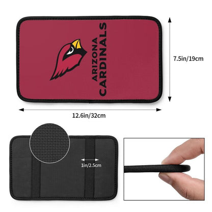 Arizona Cardinals1 Printed car center armrest box pad anti slip pad
