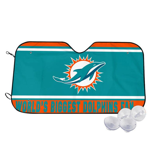 Miami Dolphins Printing is suitable for car front windshield sunshades Car windshield sunshades