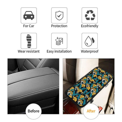 Jacksonville Jaguars printing Center console armrest pad car armrest protective cover car