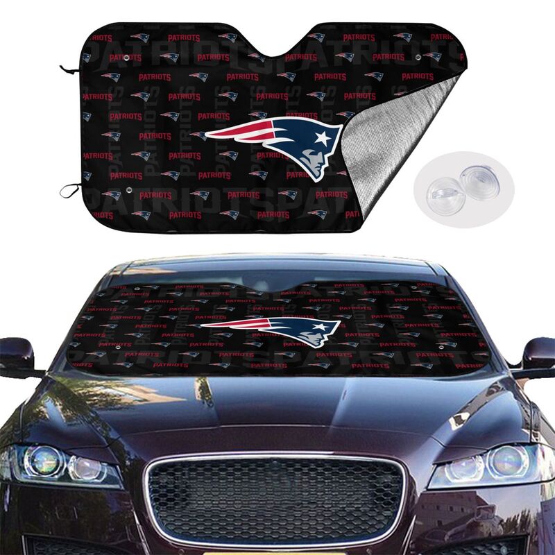 New England Patriots Printed is suitable for front Car windshield sunshades Car windshield sunshades
