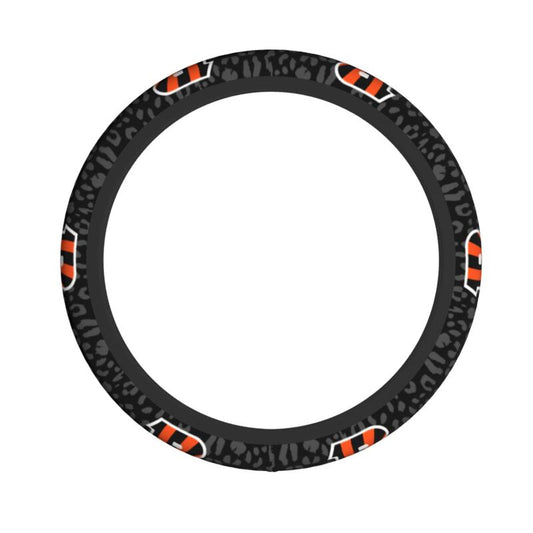 Cincinnati Bengals Printed elastic steering wheel cover car anti-skid cover