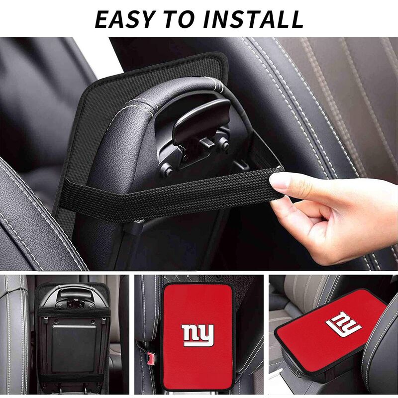 New York Giants Printed car armrest box pad anti-abrasion pad