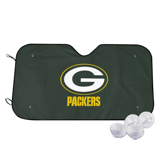 Green Bay Packers 4 Print suitable for front Car windshield sunshades Car windshield sunshades