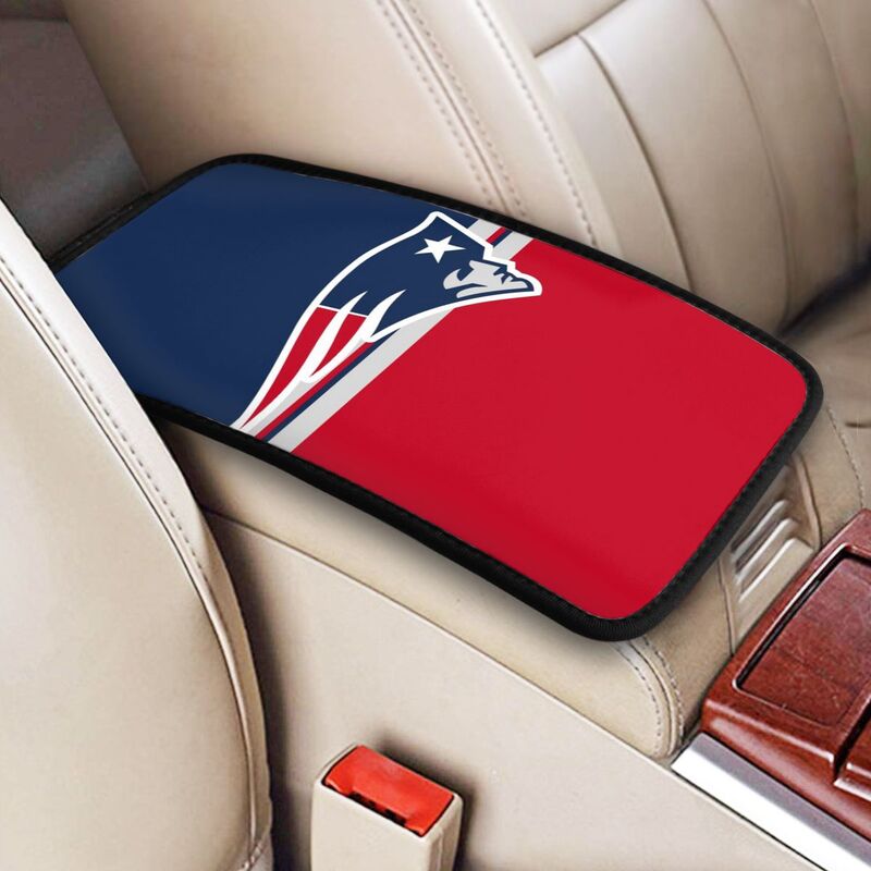 New England Patriots Printed car armrest box pad anti-abrasion pad