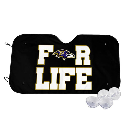 Baltimore Ravens 2 Printed car windshield sunshade (multi size)  front windshield sunshade