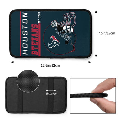 Houston Texans Print car armrest box cushion armrest protective cover
