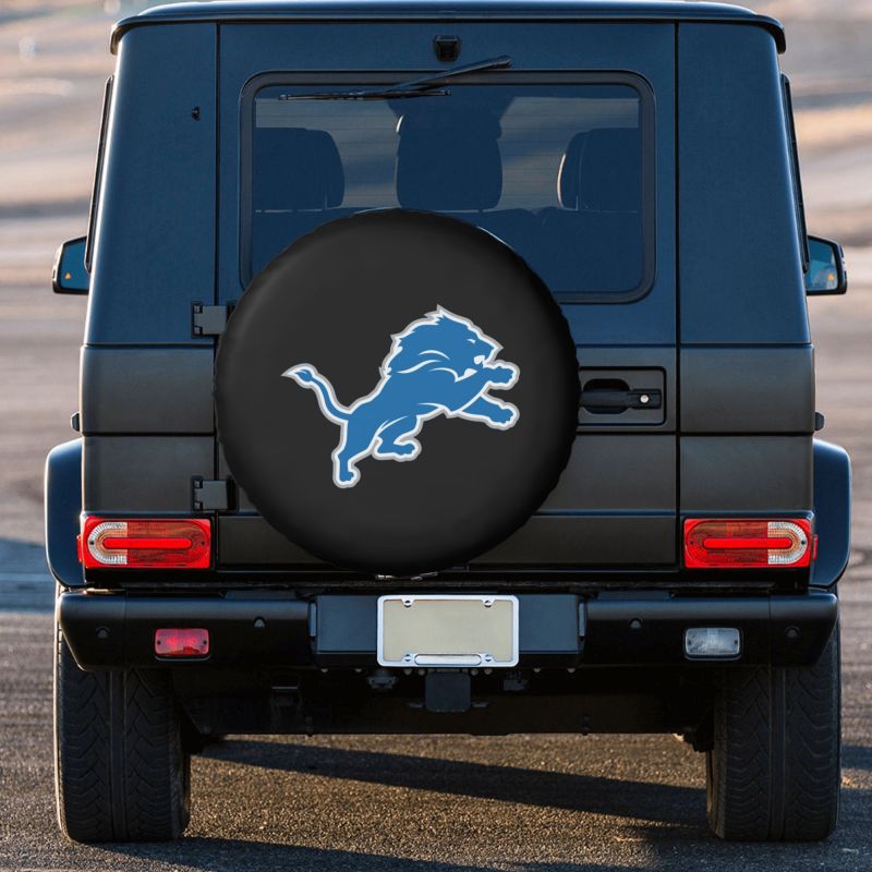 Detroit Lions Car tire protective cover waterproof and dustproof tire cover