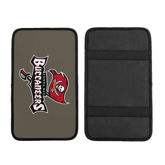 Car armrest box pad Tampa Bay Buccaneers 6 Printed center armrest box pad protective pad