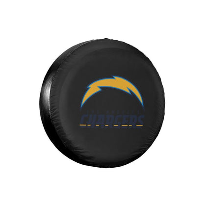 San Diego Chargers 2 Car tire protective cover waterproof and dustproof tire cover