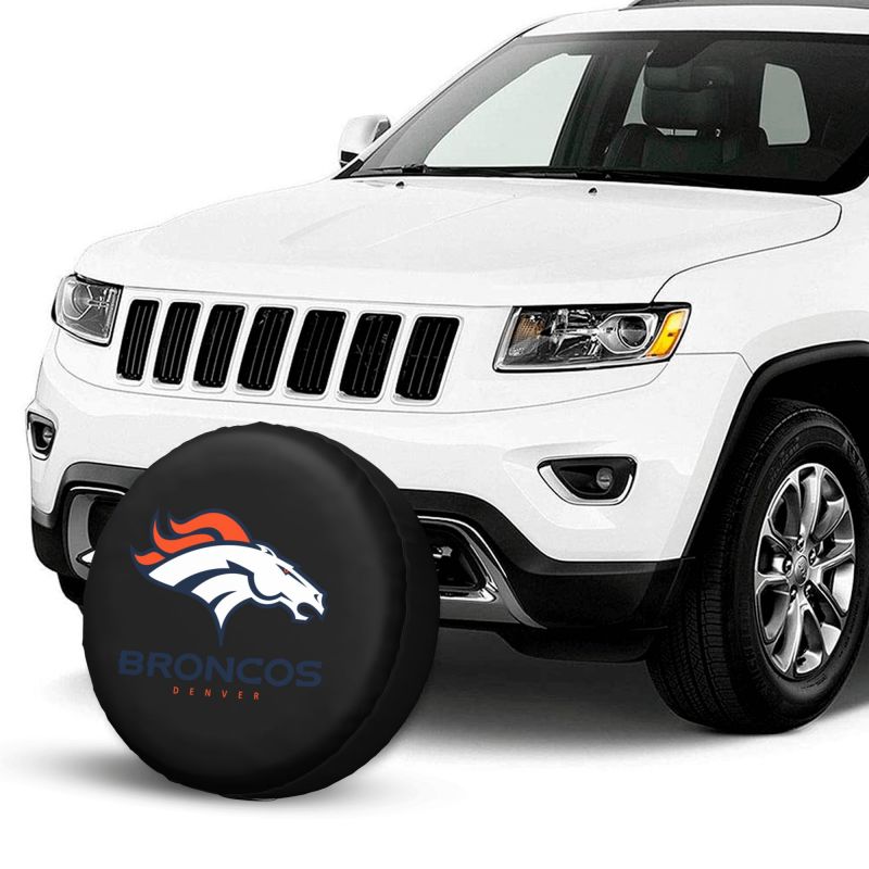 Denver Broncos Car tire protection cover spare tire waterproof and dustproof cover