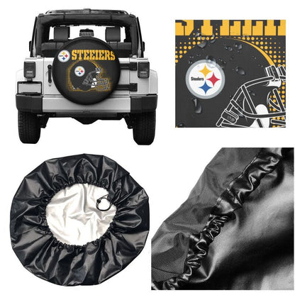 Pittsburgh Steelers Printed tire protection cover car sun protection tire protection cover