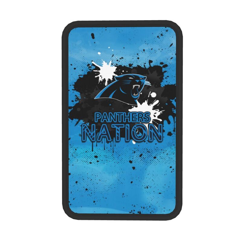 Carolina Panthers print car center console armrest pad Car armrest box protective cover