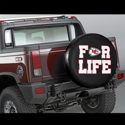 Kansas City Chiefs Printing tire protection cover car spare tire dust protection cover