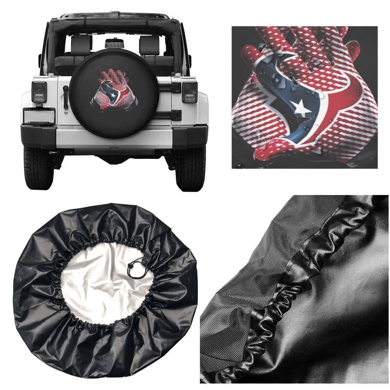 Houston Texans Print tire protection covers car sunscreen tire protection covers