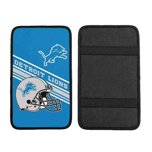 Detroit Lions Print armrest protective cover car armrest box cushion