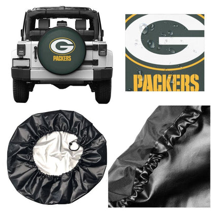 Green Bay Packers 4 Printing tire protection cover car sun protection tire protection covers