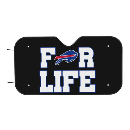 Buffalo Bills 4 Printed car multi size front windshield sunshade car windshield sunshade