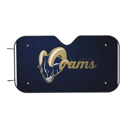 Los Angeles Rams Print Car windshield sunshades is suitable for front Car windshield sunshades