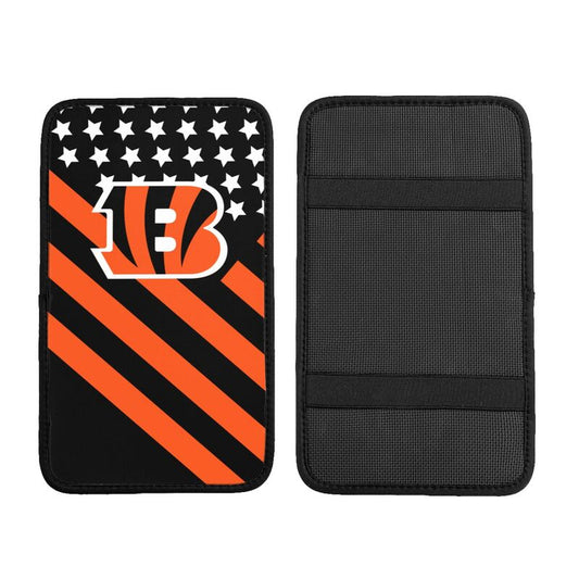 Cincinnati Bengals3 Printed car armrest box pad elbow protection pad
