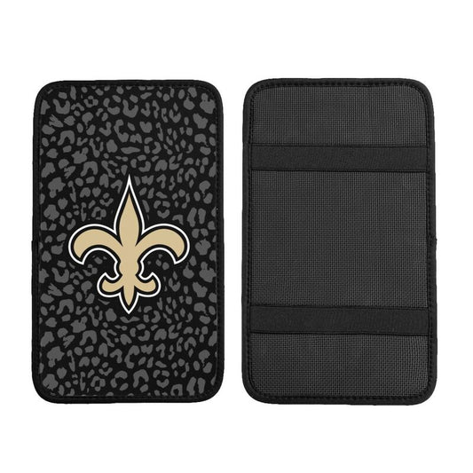 New Orleans Saints printed Car handrail box cushion Personalized car armrest cover