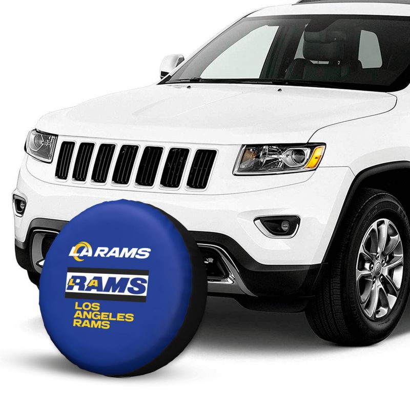 Los Angeles Rams 4 Car tire protective cover waterproof and dustproof tire cover