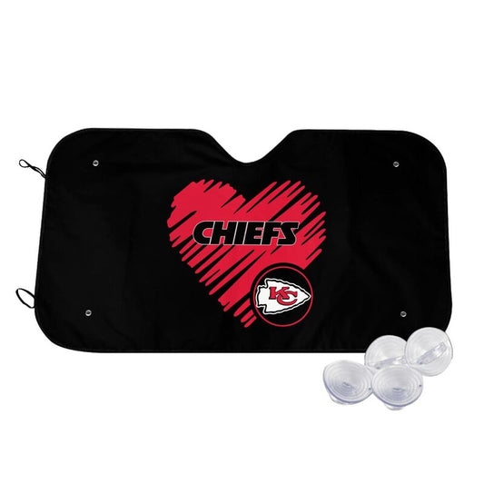 Kansas City Chiefs Printing is suitable car front windshield sunshades Car windshield sunshades