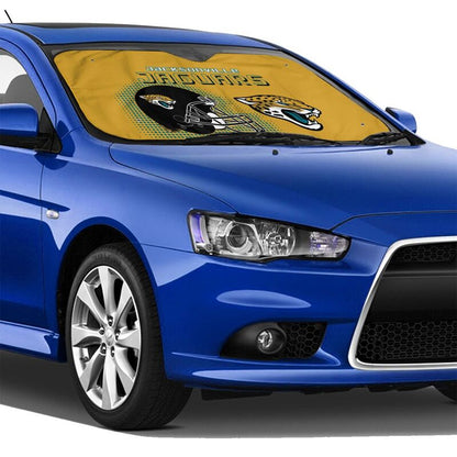 Jacksonville Jaguars Printing Car windshield sunshades is suitable car front windshield sunshades