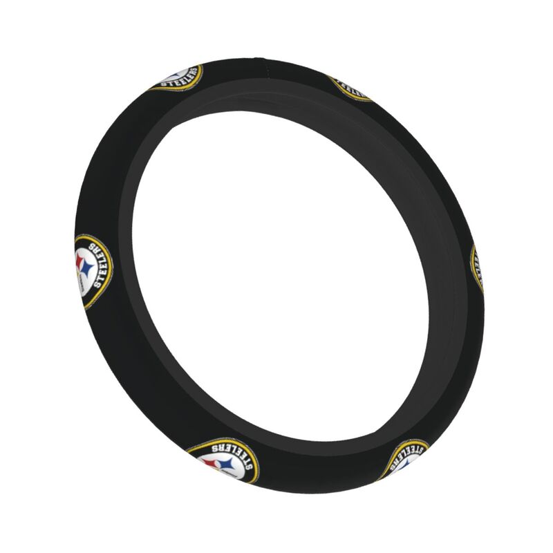 Pittsburgh Steelers Printed car anti-skid cover elastic steering wheel cover