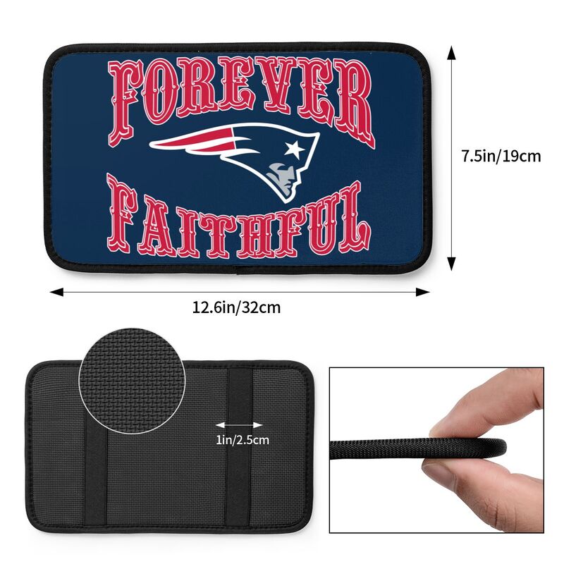 New England Patriots Print car armrest box cover armrest protective cover