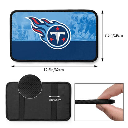 Car armrest box pad Tennessee Titans 3 Printed central armrest box pad protective pad