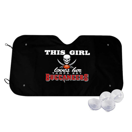 Tampa Bay Buccaneers Printing multi size car front windshield sunshade car windshield sunshade