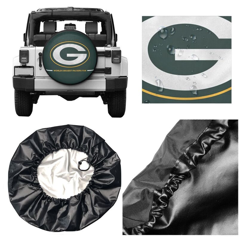 Green Bay Packers 3 Tyre protective cover car dustproof sunscreen tyre protective cover