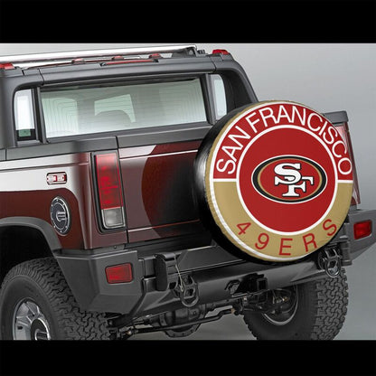 San Francisco 49ers Printed tire protection cover car spare tire dust protection covers