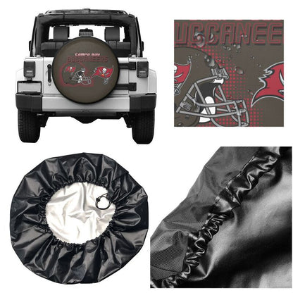 Tampa Bay Buccaneers Print car tire protection cover car spare tire dust protection covers