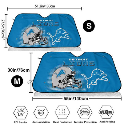 Detroit Lions Printing Car windshield sunshades is suitable car front windshield sunshades