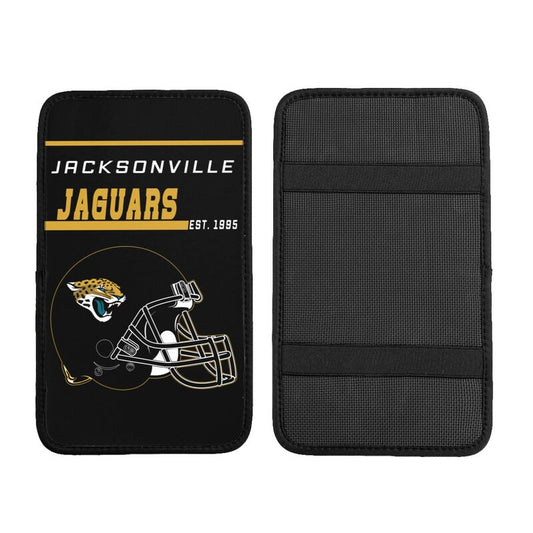 Jacksonville Jaguars Print car armrest box cushion armrest protective cover
