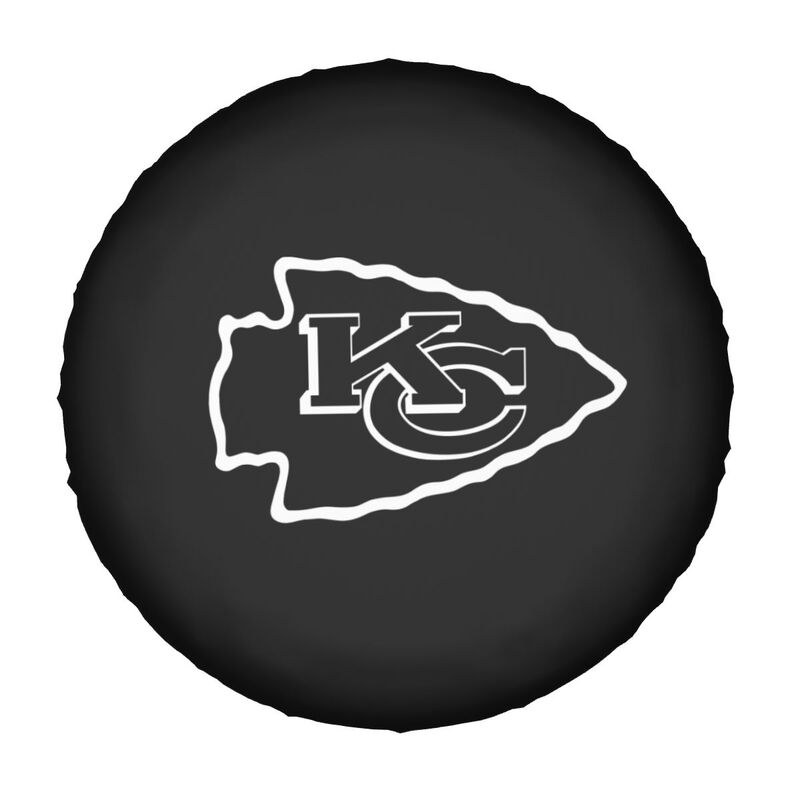 Kansas City Chiefs 5 Printing tire protection cover car sun protection tire protection covers