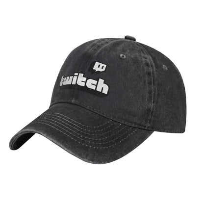 TWITCH Printing Printed unisex baseball cap adjustable cap outdoor sun hats trucker hat