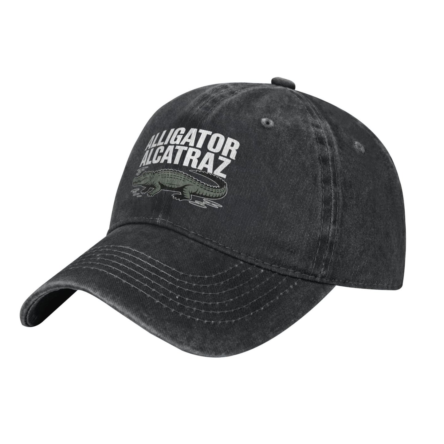 Alligator Alcatraz Printed unisex baseball cap outdoor hats adjustable cap trucker gift hat