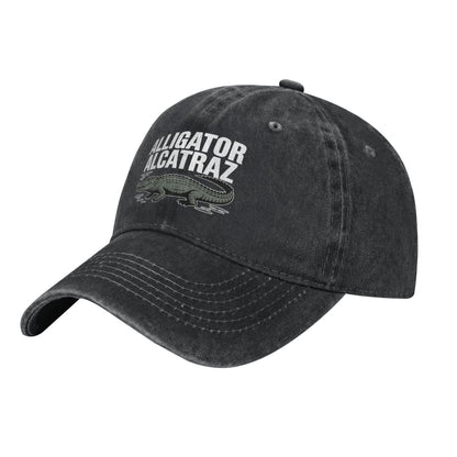 Alligator Alcatraz Printed unisex baseball cap outdoor hats adjustable cap trucker gift hat