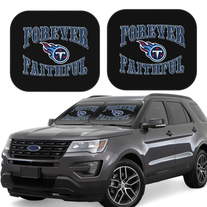 Tennessee Titans Car front windshield sunshade UV resistant sunshade foldable