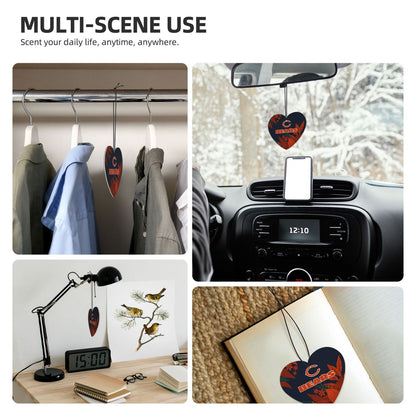 4pcs- Chicago Bears car aromatherapy tablets Car Air Fresheners Cards Set