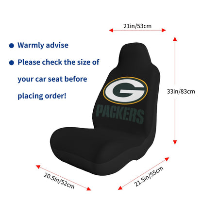 Green Bay Packers personalized printed seat dust cover Car seat protective cover